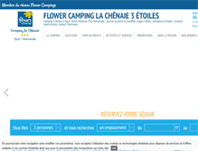 Tablet Screenshot of camping-normandie-yport.com